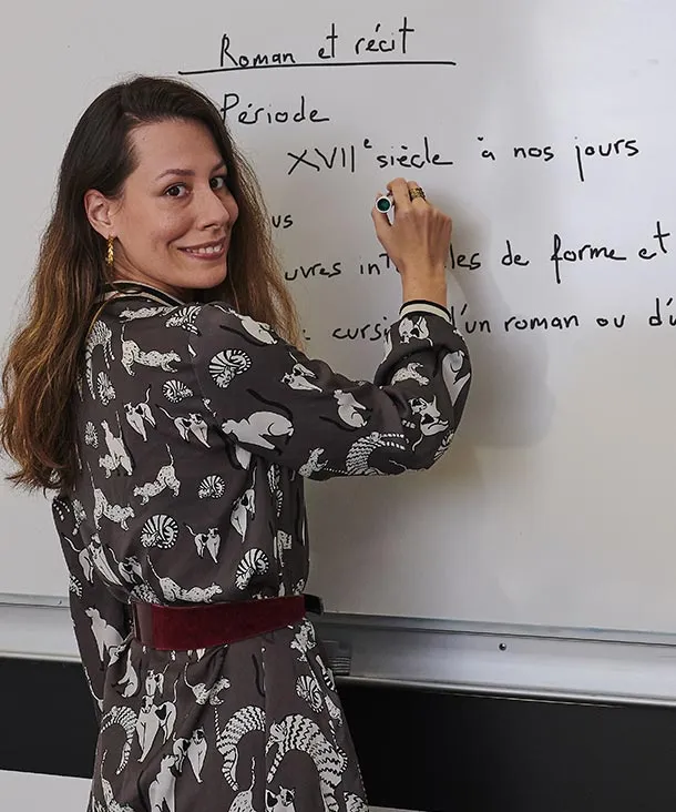 Enseignante Institut Molière de français au lycée
