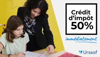 Crédit d'impôt immédiatement pour les cours particuliers avec l'Urssaf