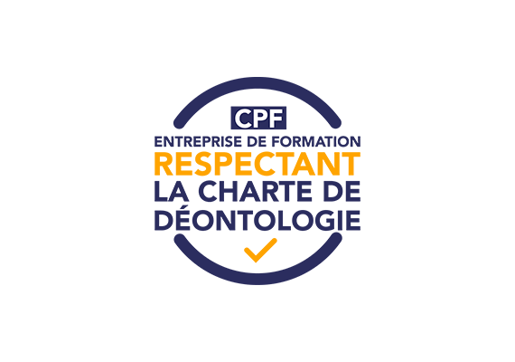 Logo CPF entreprise de formation respectant la charte de déontologie